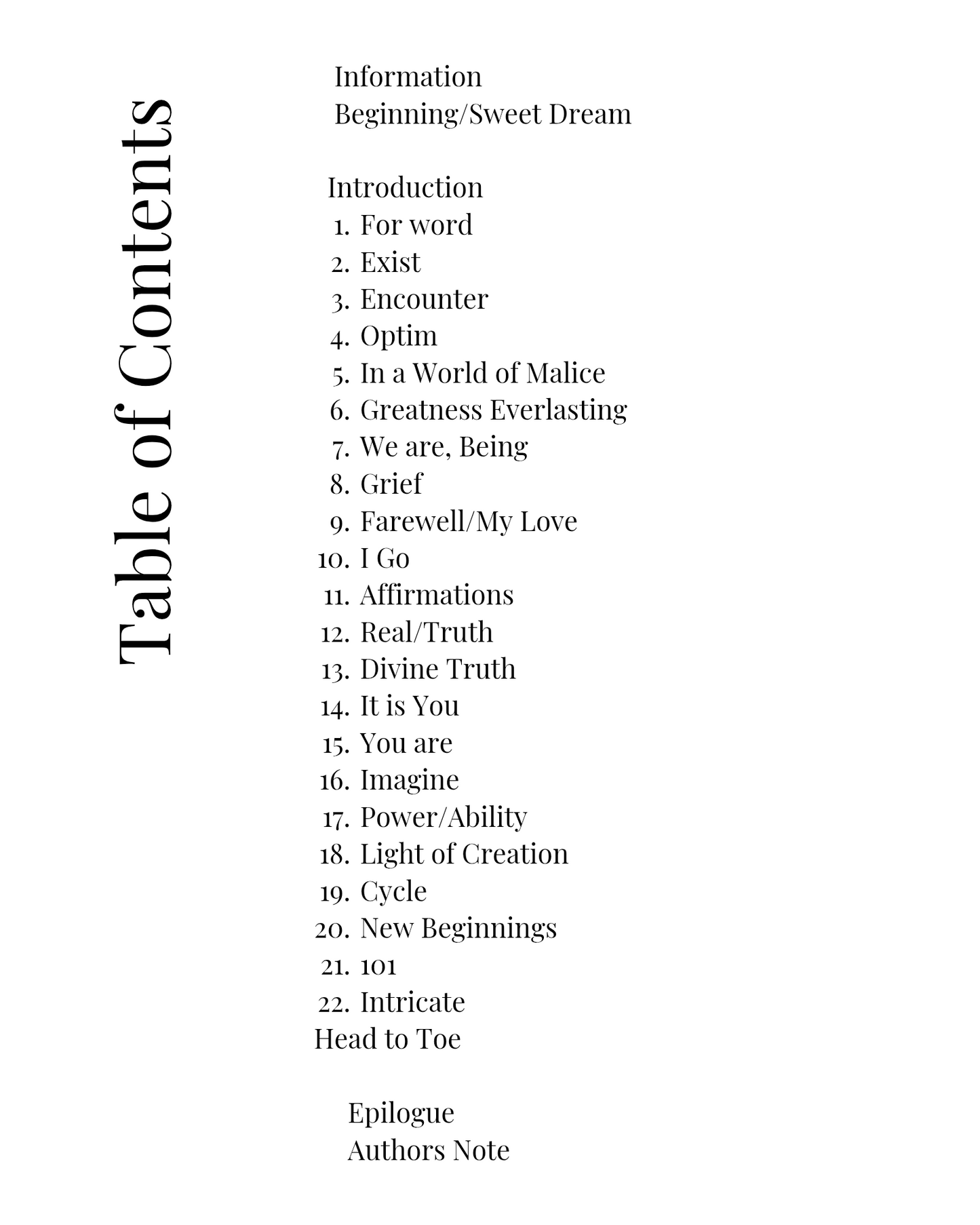 The Act of Being (Renascence)